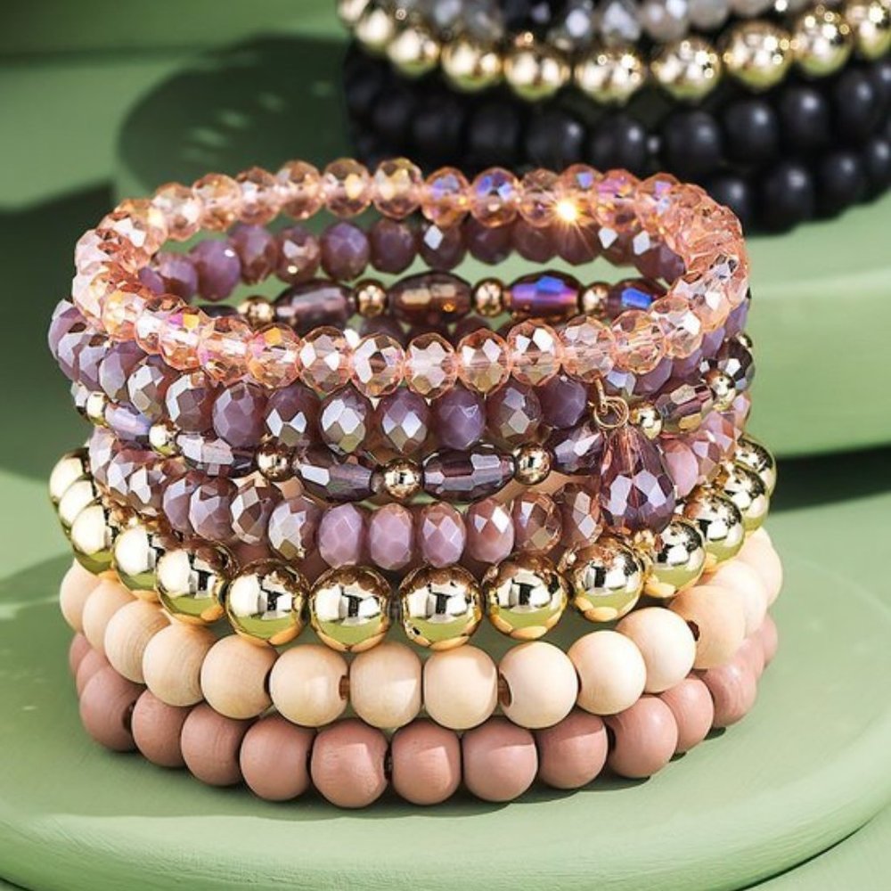 Bead Bracelets - Glass, Wood, Metal! ✨